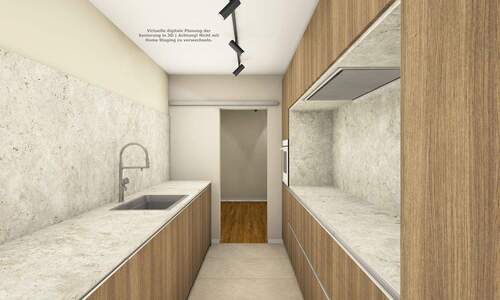 Küche mit viel Stauraum Visu - 