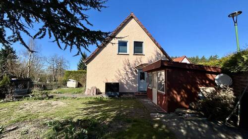 Giebelansicht - Doppelhaushälfte mit 85,00 m&sup2; in Wiendorf zum Kaufen