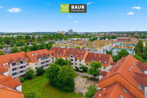 Luftbild - 3 Zimmer Etagenwohnung in Neu-Ulm