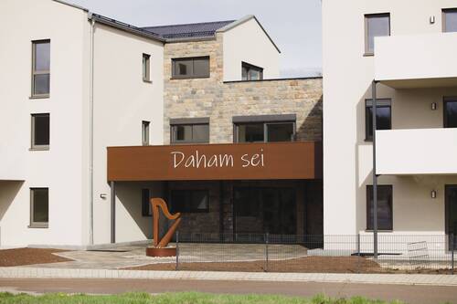 Eingangsbereich "daham sei" - die letzten 2-Zimmer-Wohnungen direkt am kleinen Brombachsee