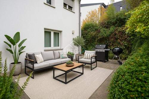 virtuelle Möblierung Terrasse - 