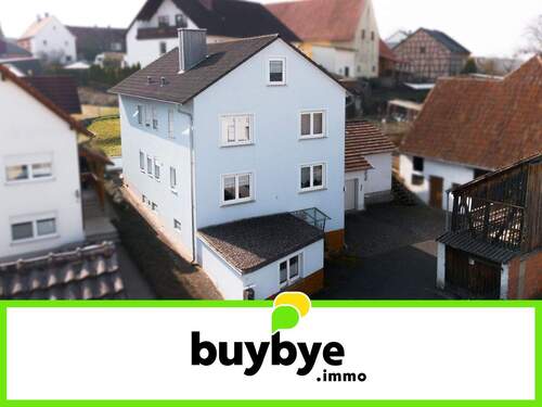 titelbild - Strahlungen: Zweifamilienhaus mit Garten, Terrasse und Garage