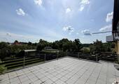 Balkon Blick auf Garten - 