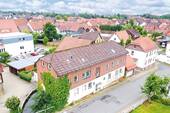 Luftaufnahme Frontansicht - 1 Zimmer Mehrfamilienhaus, Wohnhaus in Herzberg am Harz