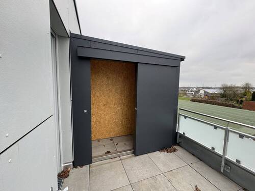 Abstellraum Balkon - 