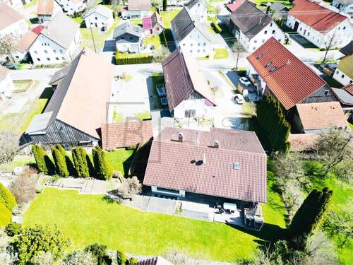 Drohnenansicht Garten - 