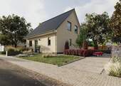 Strasse-Creme - 5 Zimmer Einfamilienhaus zum Kaufen in Testorf-Steinfort