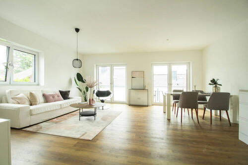 V1487_32 Wohnzimmer Bild 1 - Einziehen und Wohlfühlen - Neubau-3-Zimmerwohnung in Uninähe