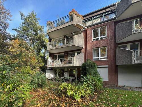 Rückansicht - 4 Zimmer Etagenwohnung in Hamburg