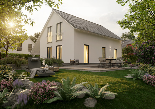 Gartenansicht - Ostseenähe und ideale Anbindung