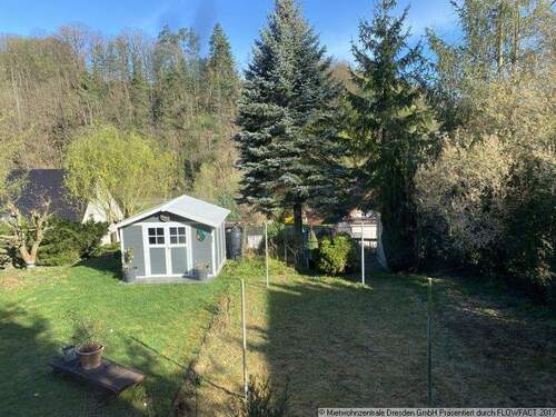 Garten - Reihenendhaus in Schlottwitz - 