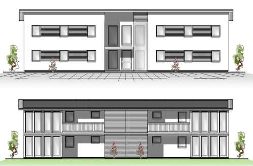 Nord- & Südansicht - Interessenten für Bauherrengemeinschaft gesucht