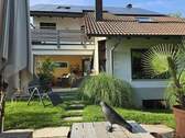Garten Blick aufs Haus - 