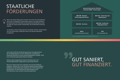 Förderungsmöglichkeiten - 