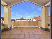 Balkon mit Überdachung - 