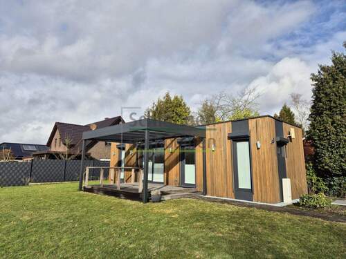 Ansicht von der Straße - Tiny- Green-Home Modulhaus im Saterland - Ramsloh