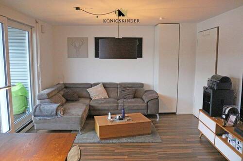Wohnzimmer - 2 Zimmer Etagenwohnung zum Kaufen in Giengen an der Brenz