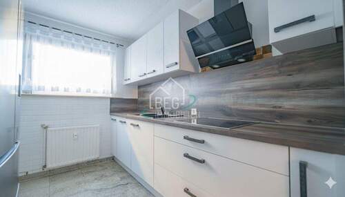 Küche virtuell möbliert - 