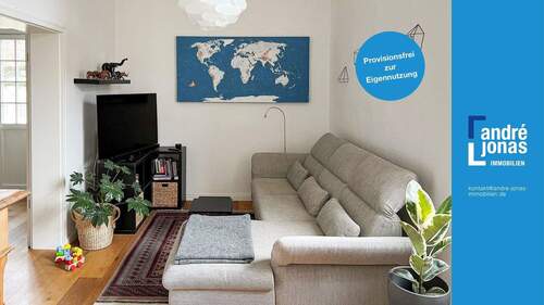 Ansicht Wohnzimmer - 4 Zimmer Etagenwohnung zum Kaufen in Berlin