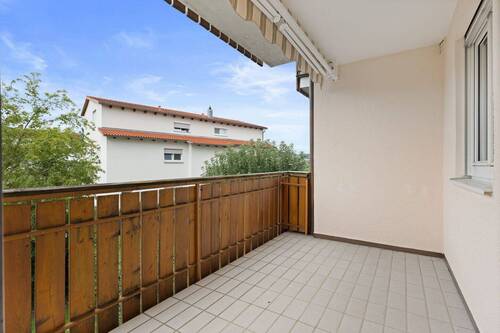 Geschützt dank Überdachung - 