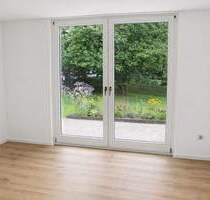 Provisionsfrei und ein eigener Garten! Freiwerdende 1-Zimmer-Wohnung mit Terrasse im Erdgeschoss in nettem MFH in Nürnberg Katzwang