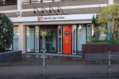 Frontansicht - Gewerbeeinheit - Selfstorage - im Zentrum von Mainz