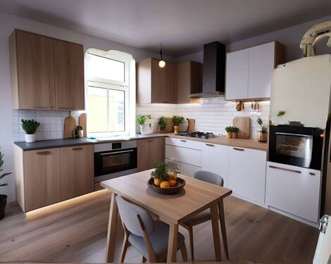 Küche (Einr.Beispiel) - Etagenwohnung mit 103,80 m² in Bad Hersfeld zum Kaufen