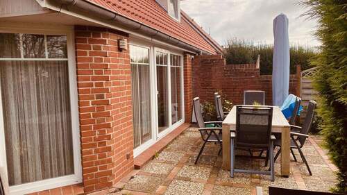 Terrasse - 4 Zimmer Doppelhaushälfte in Niebüll
