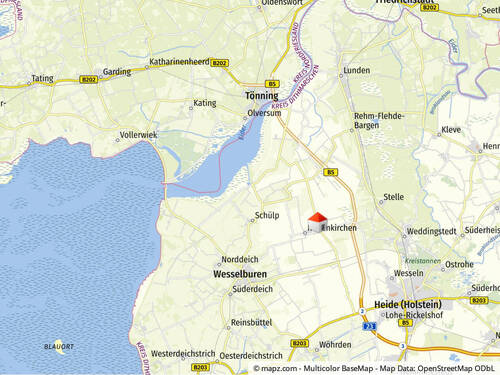 Kartenausschnitt - 