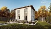 Ansicht Garten - 4 Zimmer Einfamilienhaus zum Kaufen in Schmitten
