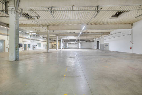 Blick in die Halle - 
