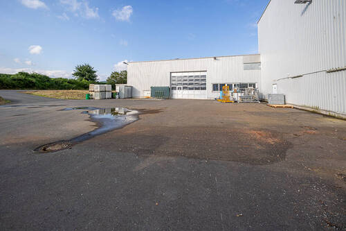 Blick auf das Rolltor - 