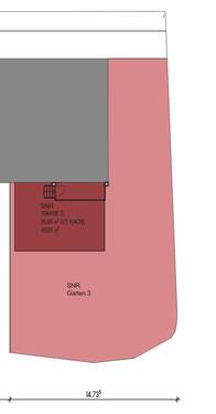 Außenanlagenplan Wohnung 3 - 
