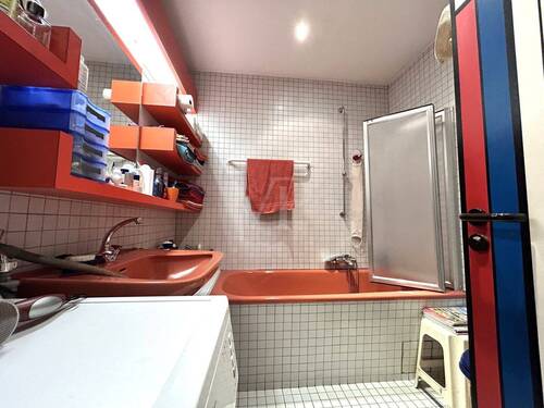 Innenbad mit Duschwanne - 
