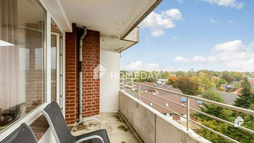 Balkon 2 - 1 Zimmer Etagenwohnung zum Kaufen in Bad Bramstedt