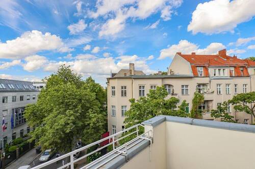 Blick vom Balkon - 