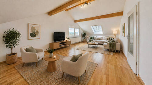 Wohnzimmer visualisiert - 