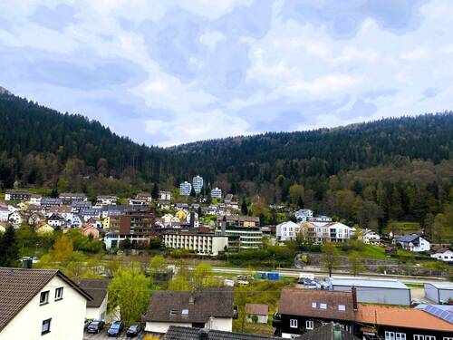 Aussicht - Bad Wildbad - gemütliche 3 Zi. ETW in ruhiger Aussichtslage !