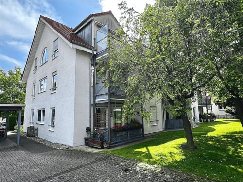 Balkonansicht - Etagenwohnung mit 81,40 m&sup2; in Bad Sassendorf zum Kaufen