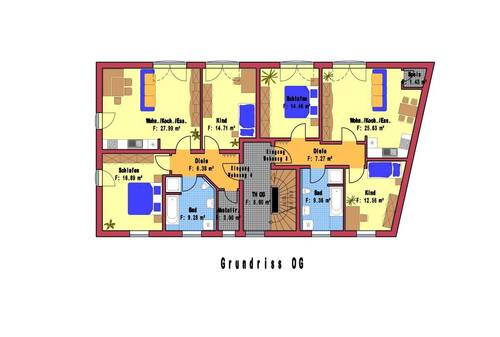 Jahnstraße OG - Praktisch geschnittene 3-Zimmer-Wohnung ab sofort zu vermieten!