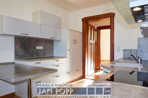 Küche-Diele - Etagenwohnung mit 82,00 m&sup2; in Greiz zur Miete
