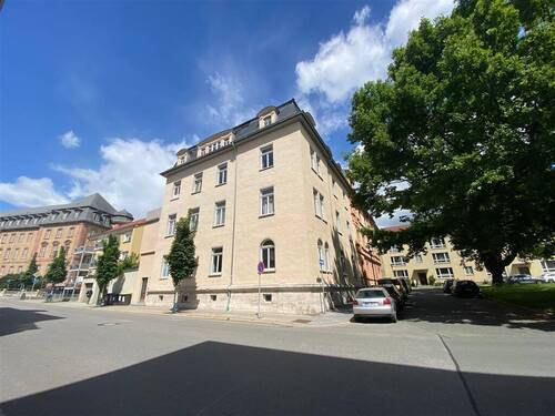 Blick zum Objekt - Weimar* Nordvorstadt* großzügige 3 Zimmer-Whg* Tageslichtbad* G-WC* EBK abkaufbar