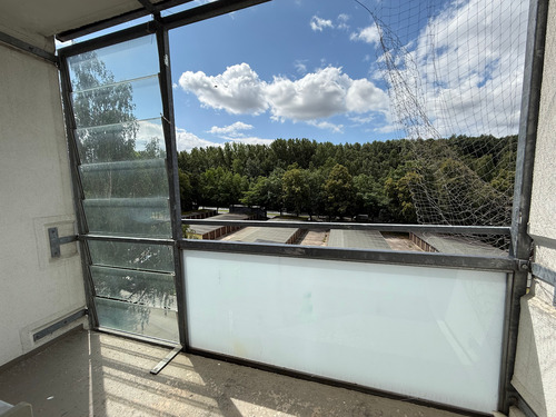 Blick vom Balkon - Etagenwohnung mit 68,90 m&sup2; in Chemnitz zur Miete