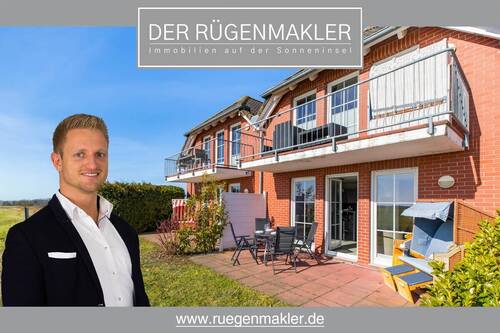 Herzlich willkommen - Sanierte und sonnige Erdgeschosswohnung mit Terrasse in Feldrandlage in 18551 Neddesitz auf Rügen