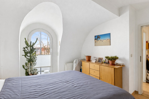 Schlafzimmer - Vermietete 2-Zimmer-Dachgeschosswohnung in GlienickeNordbahn