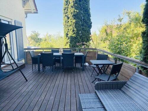 große Süd-West-Terrasse - 