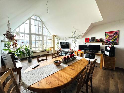 Ess und Wohnbereich.JPG - Helle sanierte 2 Zimmerwohnung mit Stellplatz, Balkon und Abstellraum WE 20