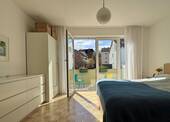 Schlafzimmer mit Balkon - 