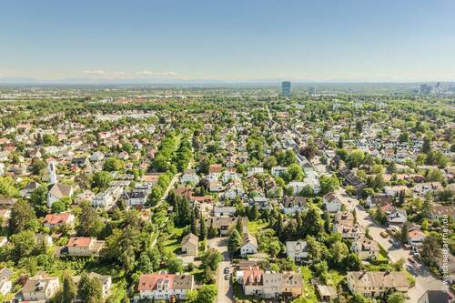 Umgebungsaufnahme nach Süden - Grundstück in München zum Kaufen