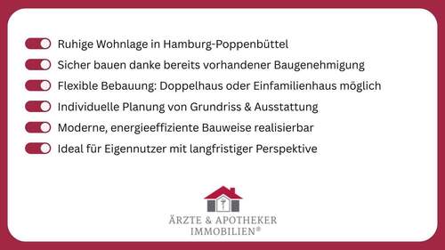 Ihre Vorteile! - Grundstück in Hamburg / Poppenbüttel zum Kaufen